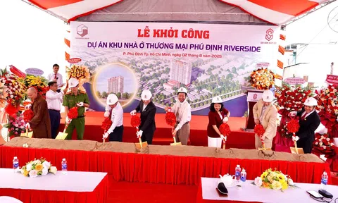 TP.HCM: Saigonres Group đồng thời khởi công dự án Phú Định Riverside và dự án Khu nhà ở Sài Gòn An Phú